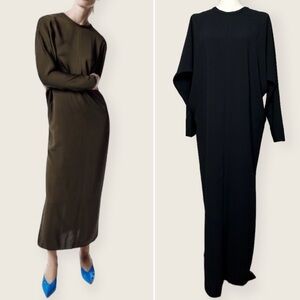 NWT | Zara | Dolman Style Dress | Black | Large